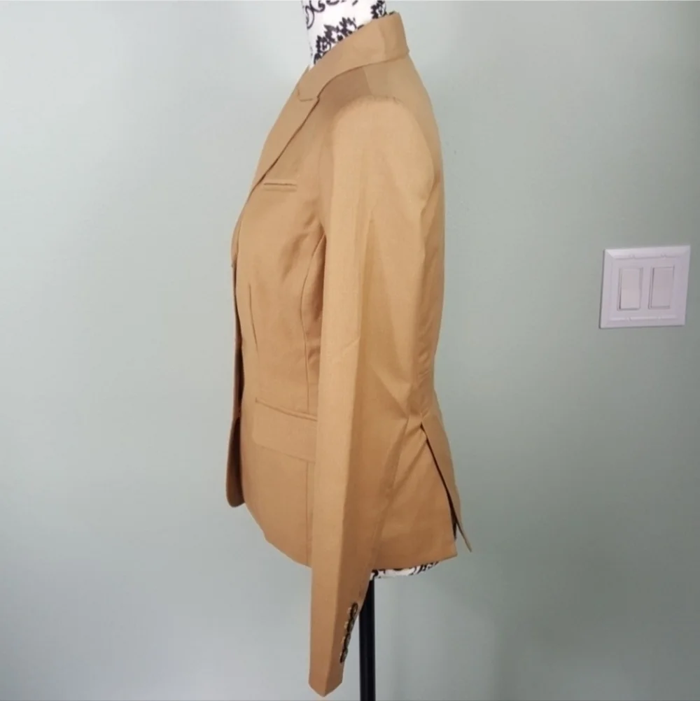 Isaac Mizrahi for Target Tan 3 Button Blazer Women’s Size 14 Career Office EUC